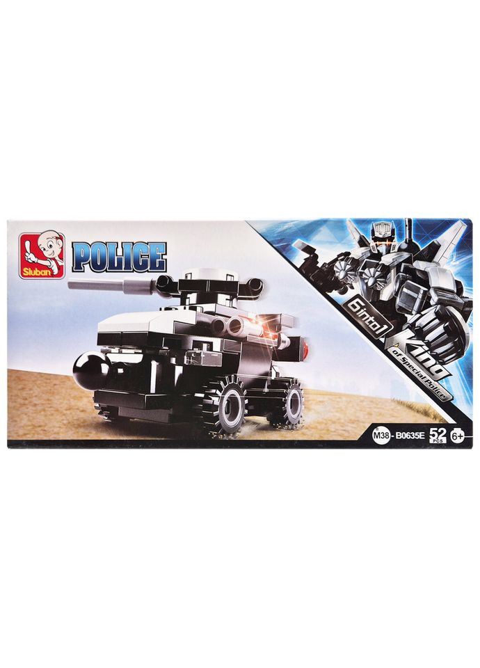 Дитячий конструктор Поліцейська серія Police M38-B0635-5, 52 деталі Sluban (367969490)