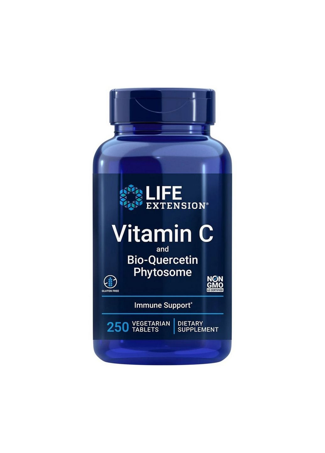 Вітаміни та мінерали Vitamin C and Bio-Quercetin Phytosome, 250 таблеток Life Extension (315872871)
