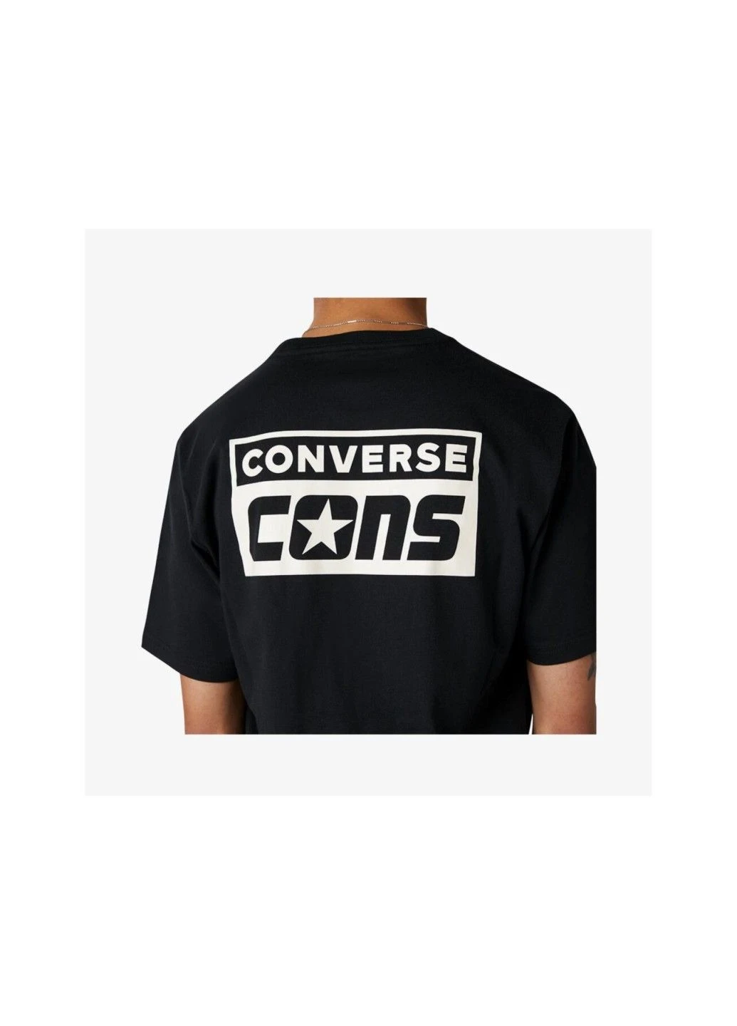 Комбінована футболка чоловіча cons ss tee black 10021134-001 Converse