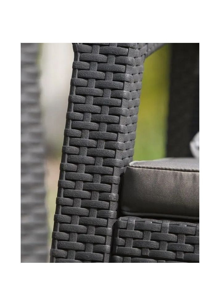 Комплект садовой мебели Corfu Fiesta Set 2 дивана + 2 кресла + 1 стол графит 223216 Keter (317306178)