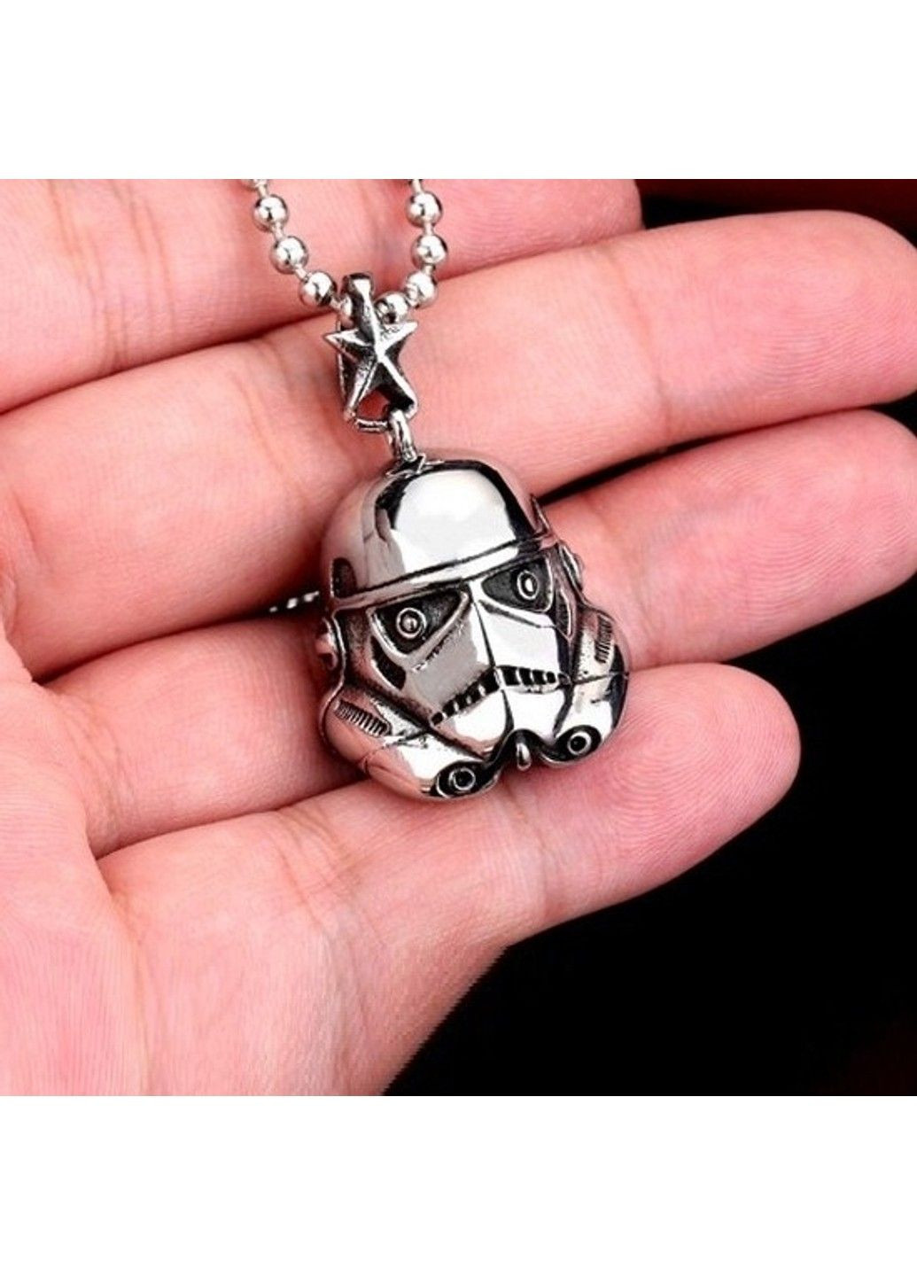Готический кулон маска star wars из нержавеющей медицинской стали PS-032 No Brand (299340076)