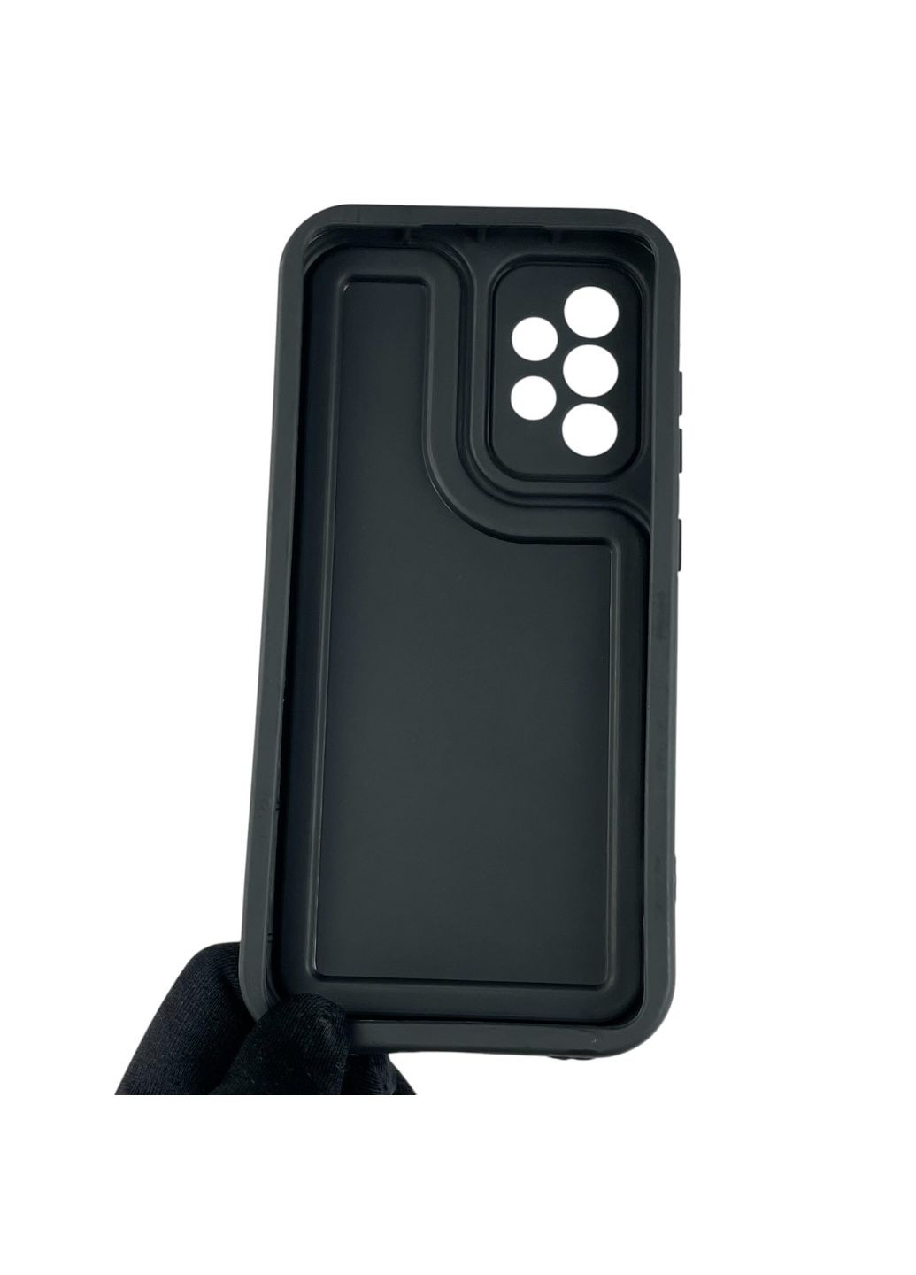 Чохол для Galaxy A52s (SM-A528F) з 3д малюнком дитячий жіночий об'ємний на самсунг A52с чорний Samsung (366232909)