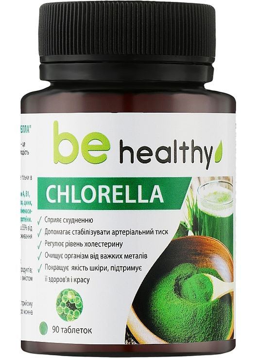 Диетическая добавка "Хлорелла" - Be Healthy Chlorella 90шт (1156397-107884) J'erelia (368739871)