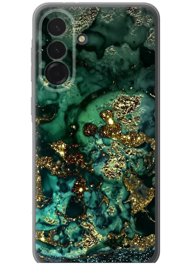 Силіконовий чохол 'Мармур золото багатство' для Endorphone Samsung Galaxy A36 (379756634)