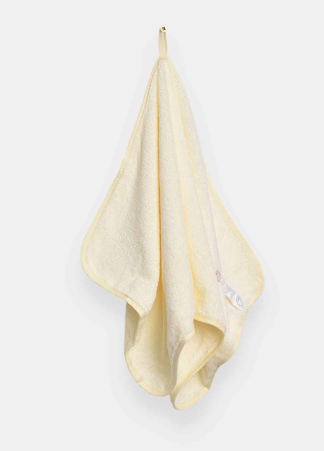 Рушник кухонний мікрофібра молочного кольору Let's Shop однотонний молочний