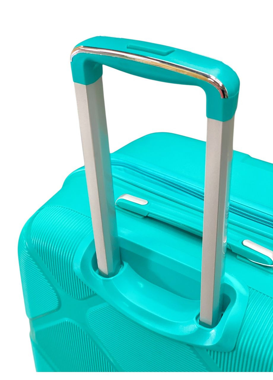 Чемодан Турция (М) Полипропилен На 4-х Двойных Колесах 70л PP009-М Мятный Gedox (335032909)