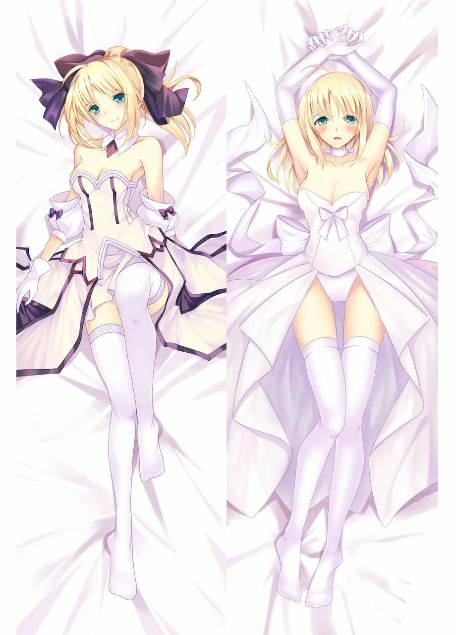 Подушка дакимакура двухсторонняя Saber 3 - Fate 100см No Brand (327842993)