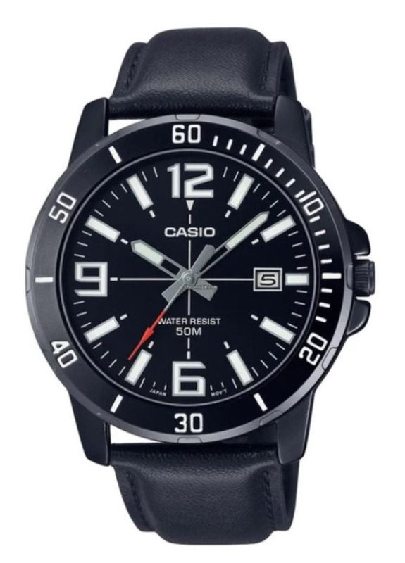 Чоловічі наручні годинники Casio MTP-VD01BL-1BVUDF (322681462)