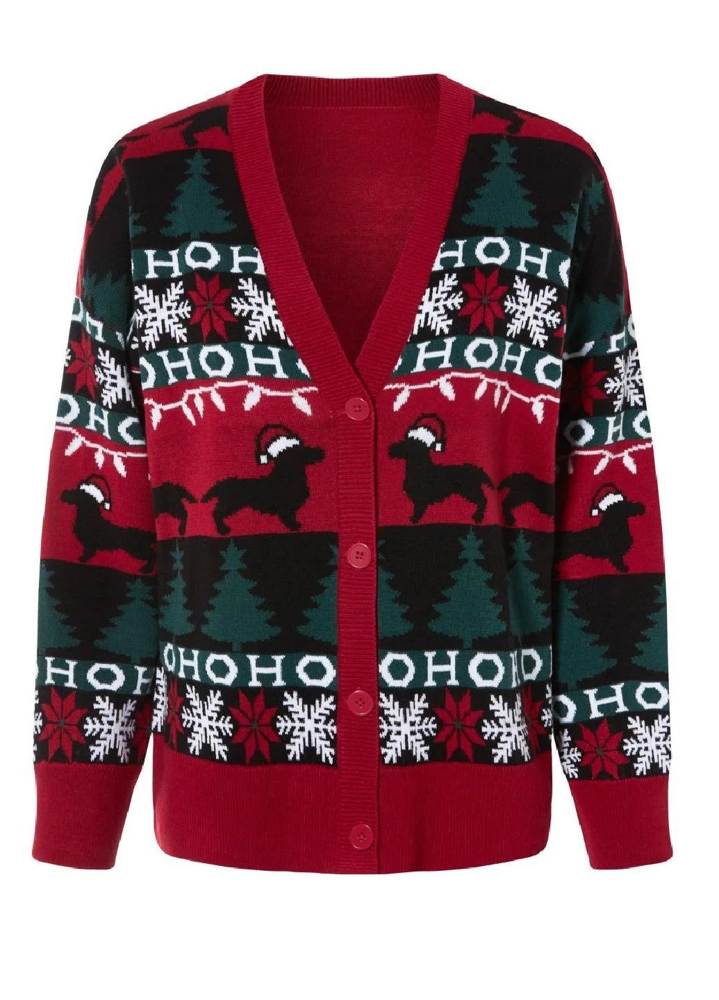 Разноцветный зимний кардиган Esmara