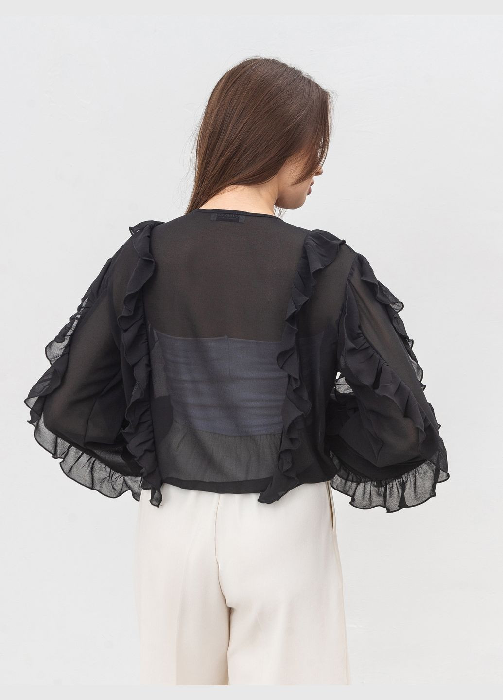 Чорна блуза Romashka Патос