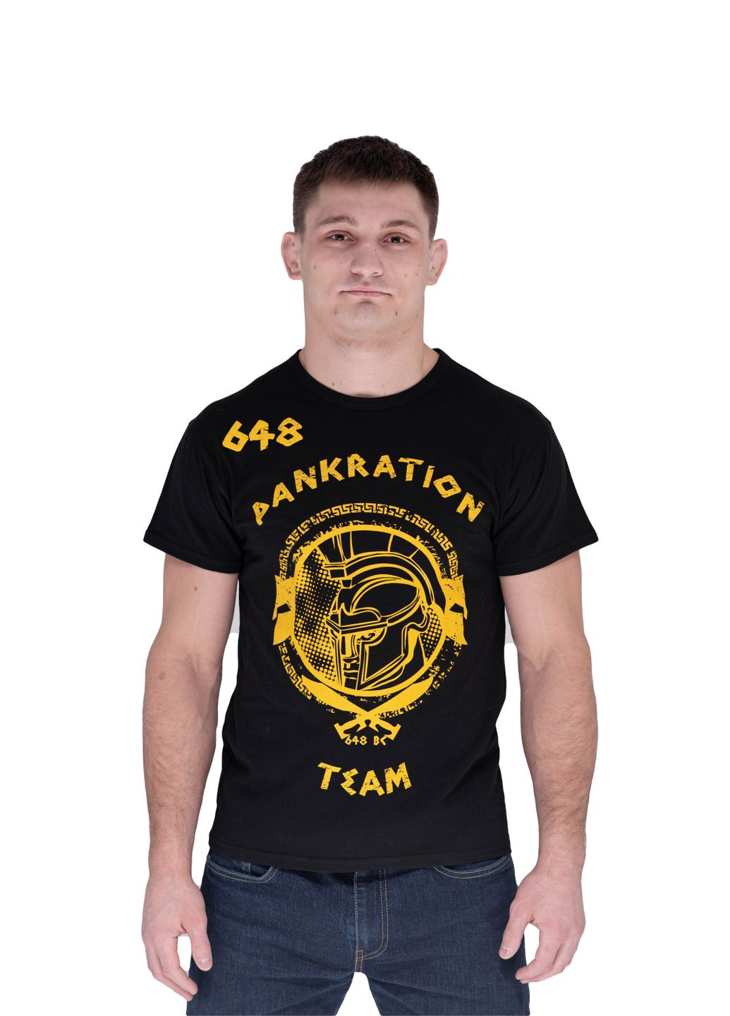 Черная футболка spartan pankration black (005612) Berserk Sport