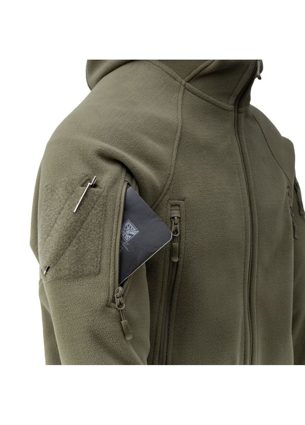 Флисовая кофта Helikon Patriot Mk2 Hybrid Fleece - Black Helikon-Tex (316255137)