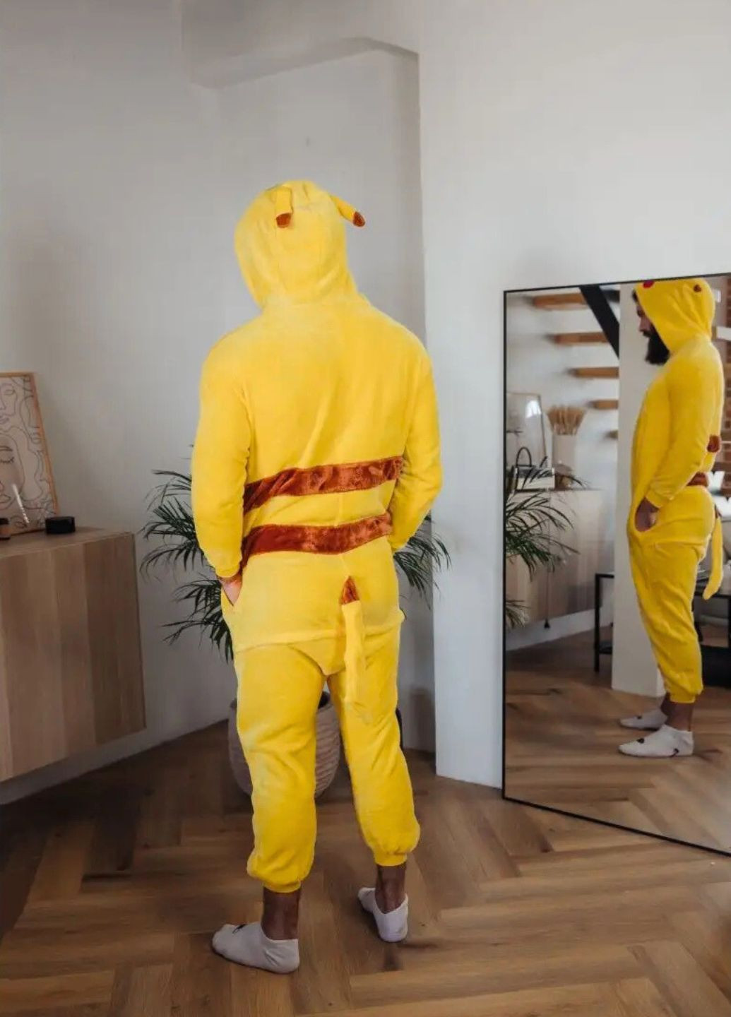 Кігурумі покемон Пікачу чоловіче з капюшоном та хвостиком (1015/1) My Kigu (356761116)