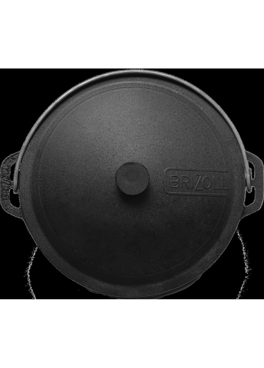 Котел чугунный туристический с крышкой 6 л. Brizoll (370623106)