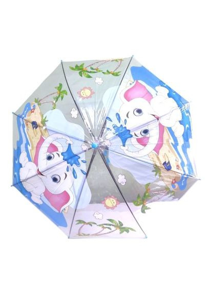 Комбінована} парасолька дитяча синя mic зі свистком для захисту від дощу та веселого проведення часу. ProDobro (367097501)