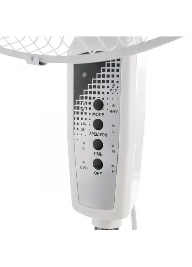Вентилятор підлоговий з пультом WX 100 Вт Білий (2104618588) Wimpex 1604 RC (335237585)