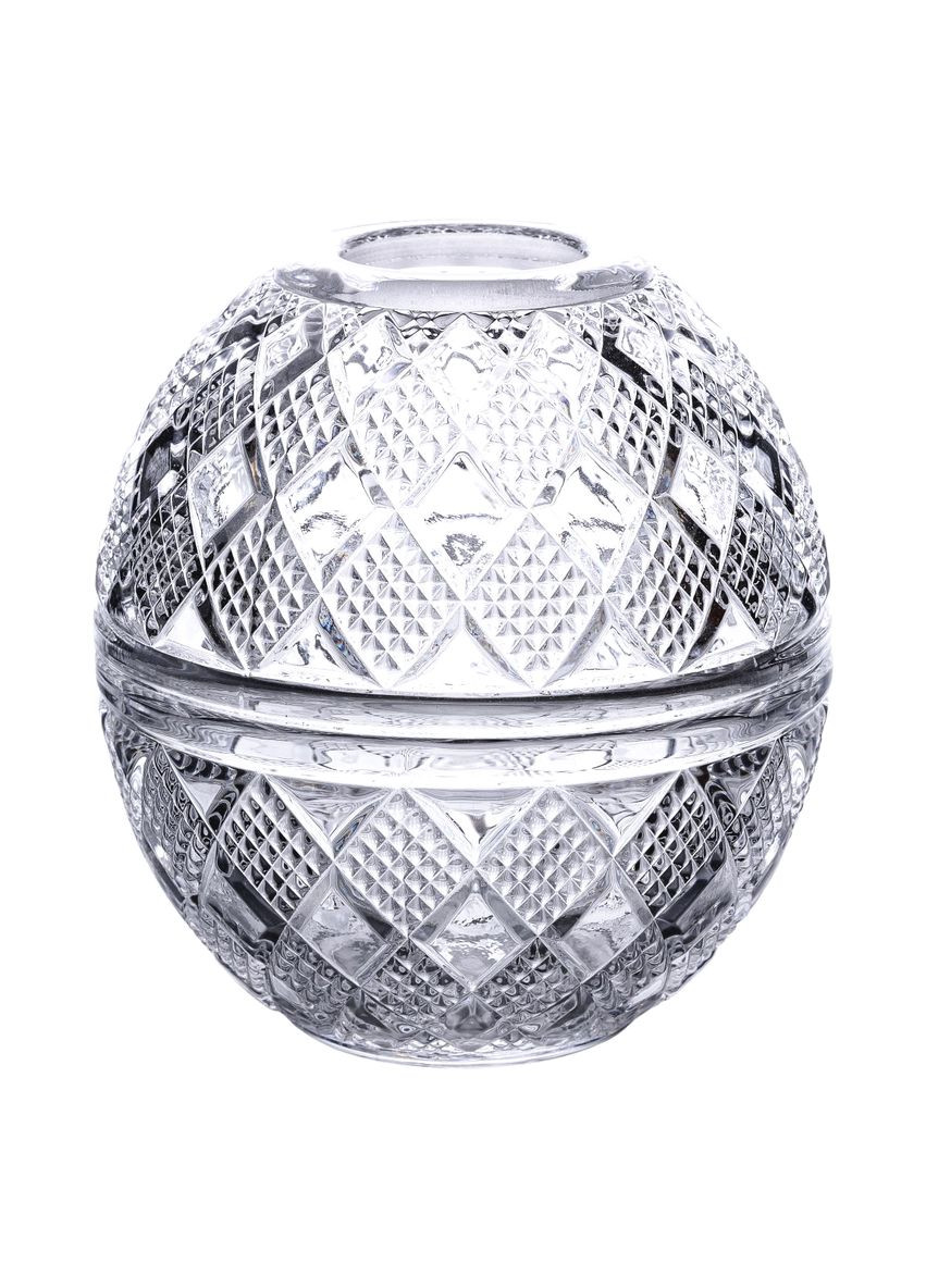 Серветка скляна кругла прозора для столу кухонна з гравіюванням декор без декору ProDobro (364192148)