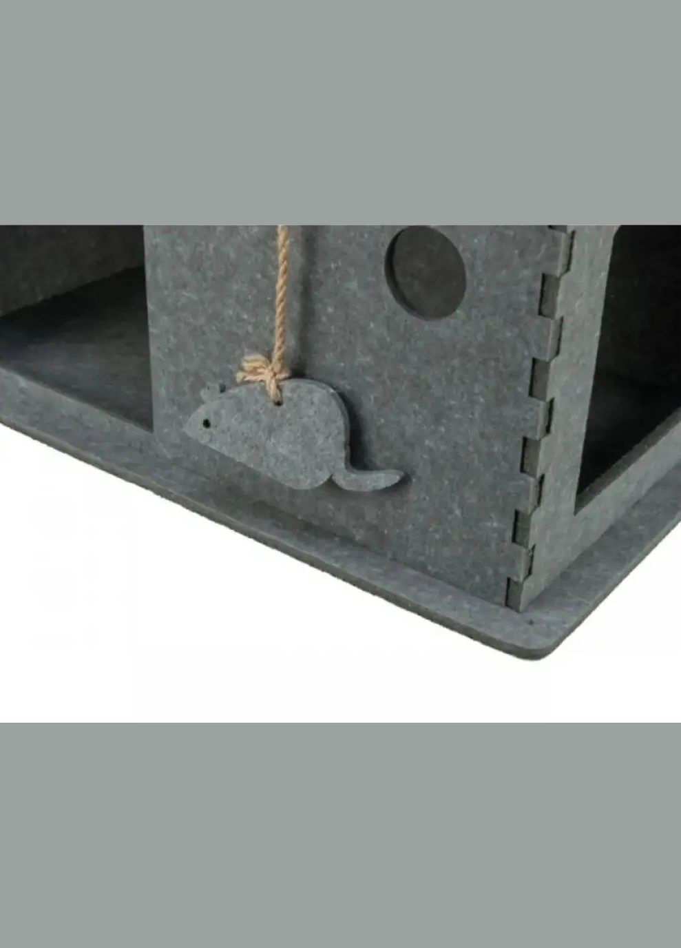 Домик для кота Lene из фетра 54х30х35см серый (36271) Trixie (333940686)