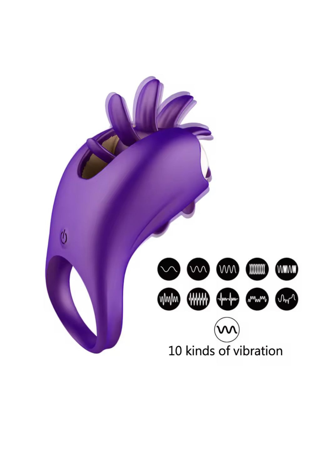 VibeRing 10 – Выброкольцо для пар с 10 режимами SensuVibe – Вибрационное кольцо для интимных моментов VibraMate – Выброкольцо для пар No Brand (341305901)