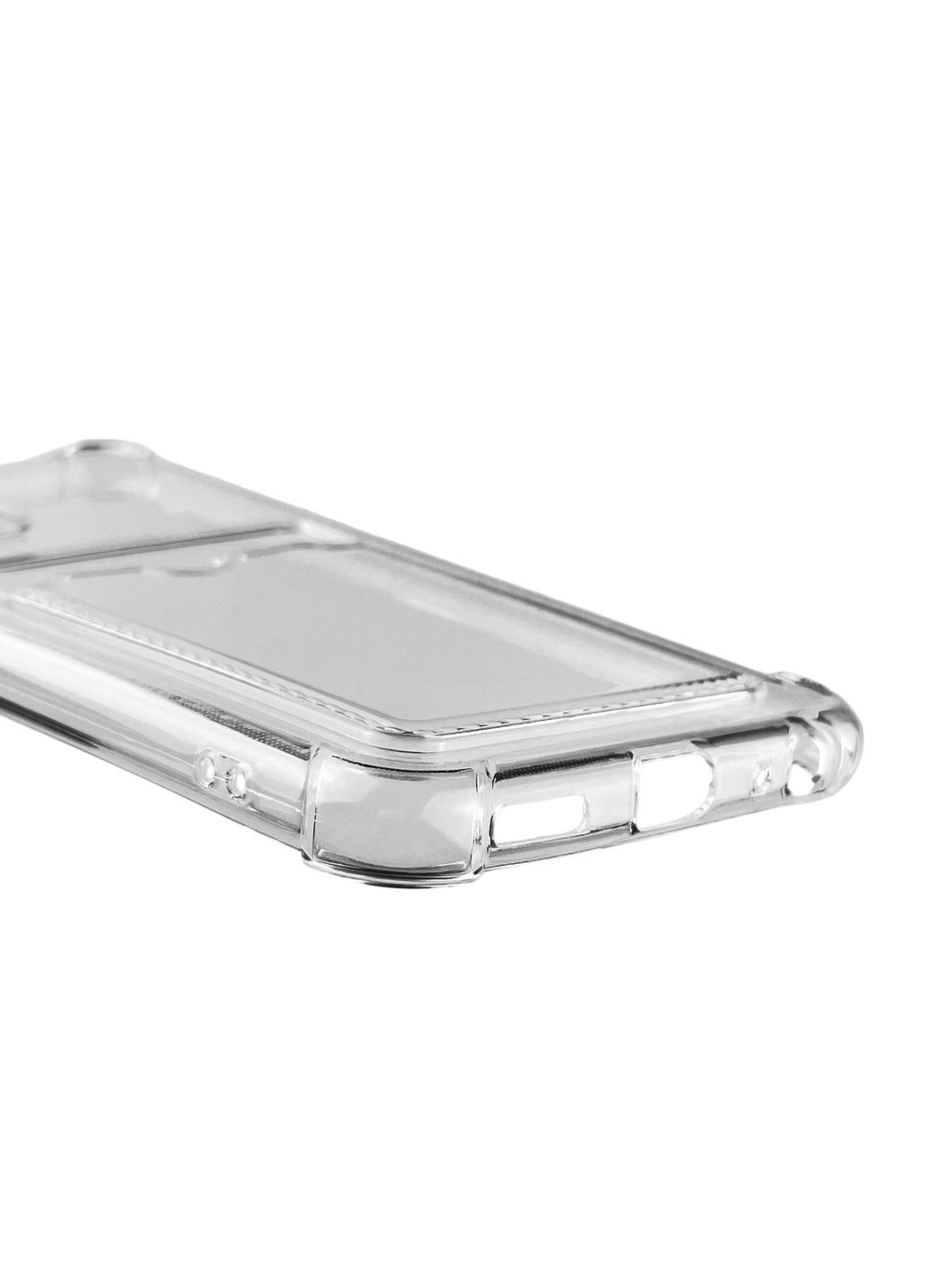 Чехол для Y21 с бронь углами с карманом для карточек k-pop на виво у21 прозрачный Vivo (366233086)