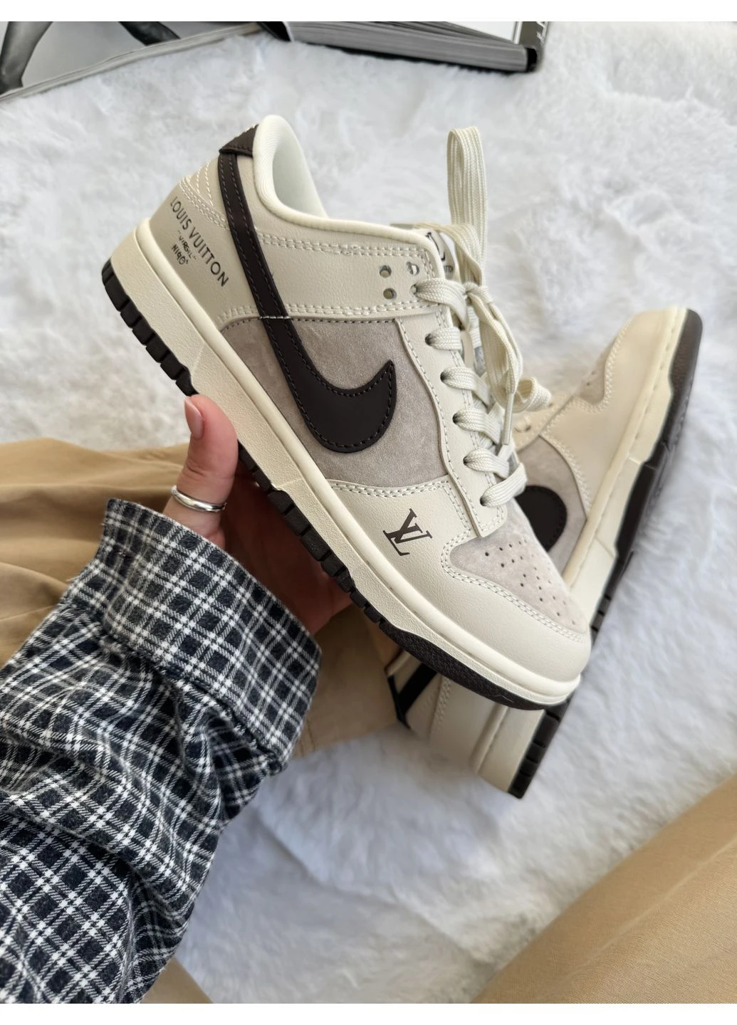 Чорні літні кросівки nike sb dunk low x louis vuitton grey/black найк сб данк No Brand