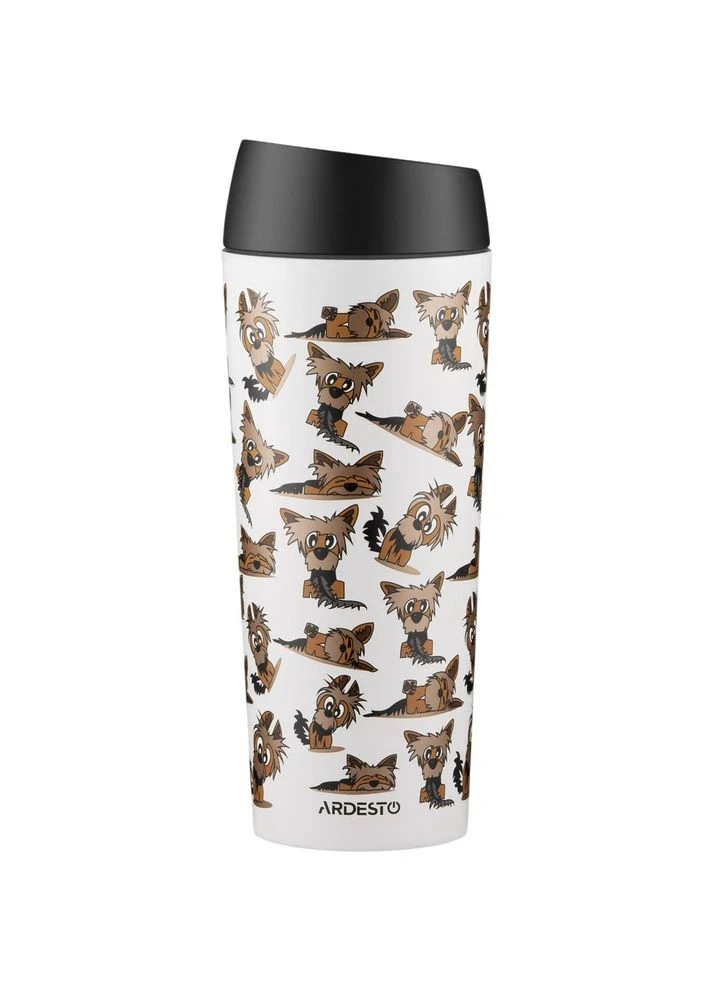 Термокухоль Coffee Time Yorkie 450 мл Beige (AR2645YT) Ardesto (399512955)