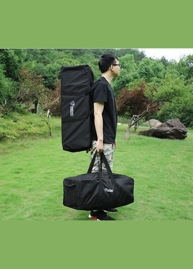 Сумка дорожная баул для перевозки и хранения M 102 литров 90х38х30 см Черная (T050670) Bluefield (342122450)