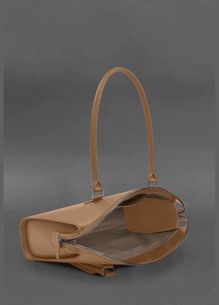 Женская кожаная сумка Business карамель Краст (A-028513) BlankNote (327874328)