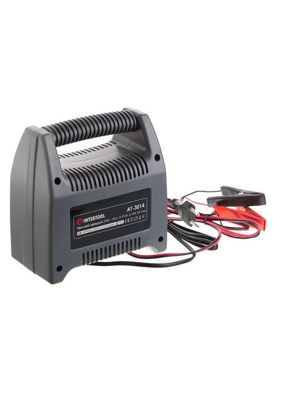 Зарядний пристрій 6 12 В 6 А зі стрілячною індикацією (AT-3014) Intertool (349820156)
