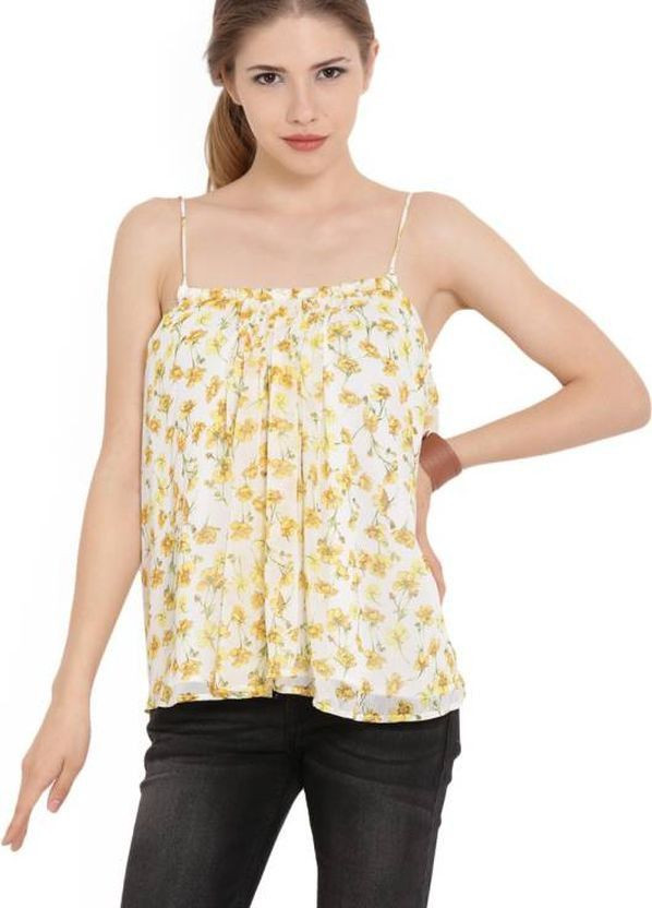 Майка Светло-желтый Mango — 319317117