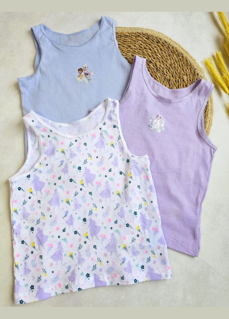 Майка нательная набор Disney для девочек Primark Майка (337168369)