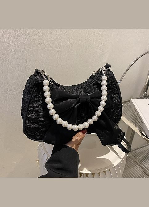 Женская сумка 7056 багет черная No Brand (306709512)