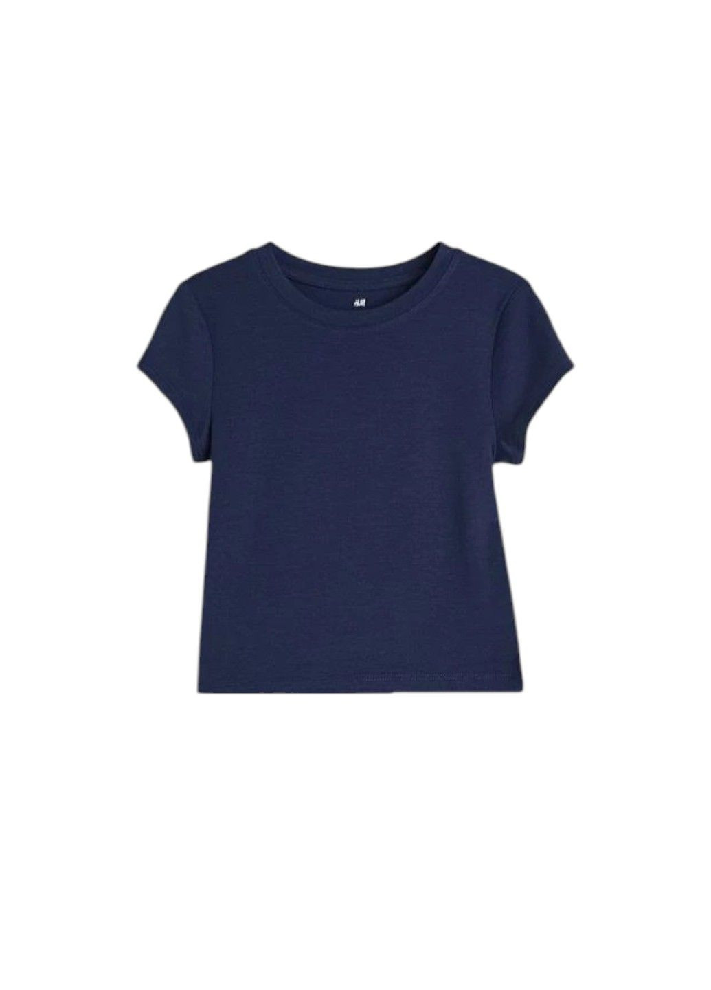 Темно-синяя летняя футболка H&M