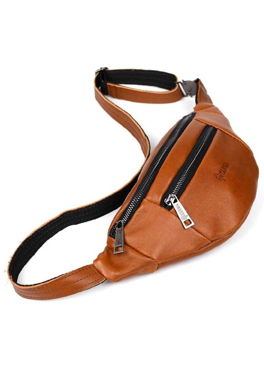Спортивна сумка на пояс через плече жіноча середня Коричневий 35082 TARWA (333300025)
