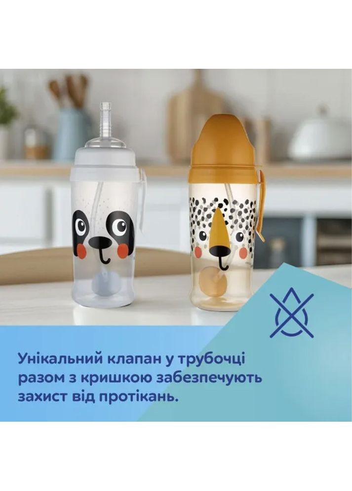 Поилка BabiesBoo панда 350 мл White (56/510_whi) Canpol Babies (365234077)