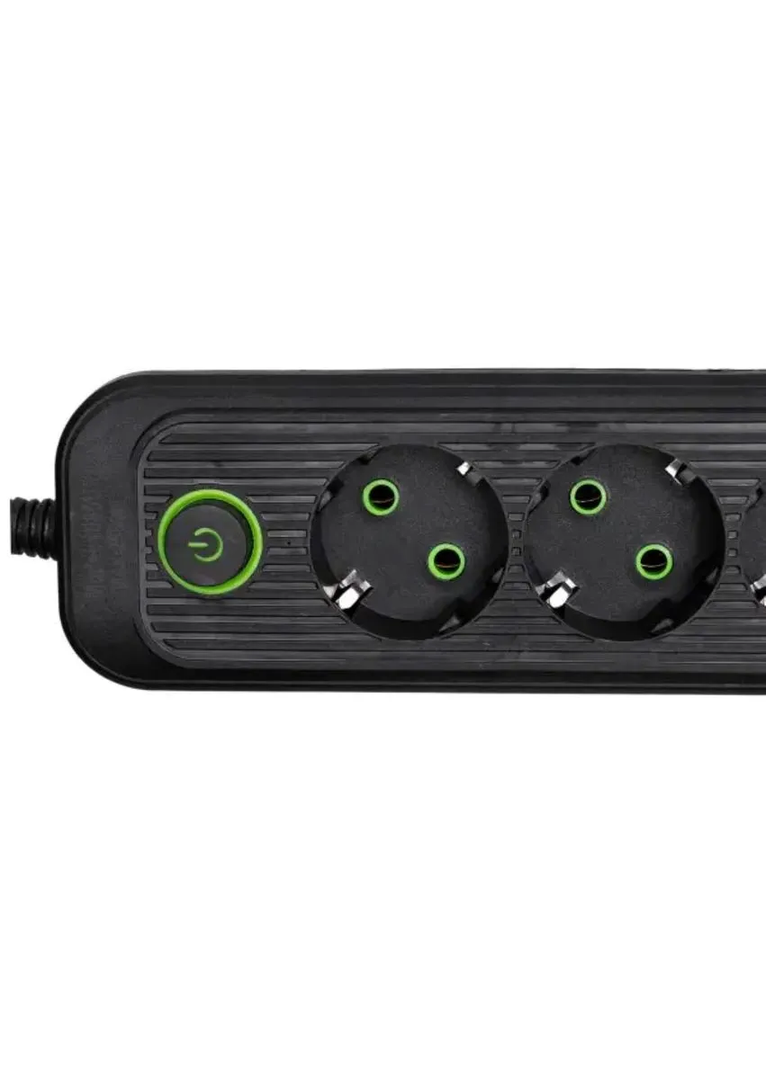 Сетевой фильтр-удлинитель 5 розеток 3xUSB-A 1xUSB-C 5м черный HP-5-40 Yiwu (388646536)