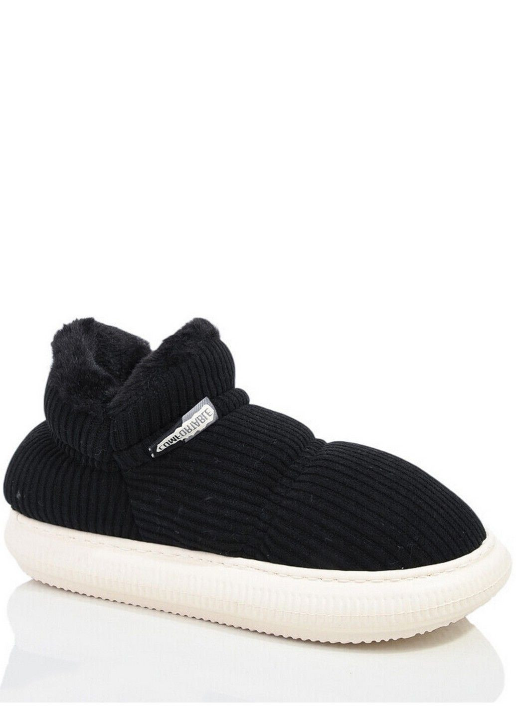 Черные комнатные тапочки p2885-1 Luck Line