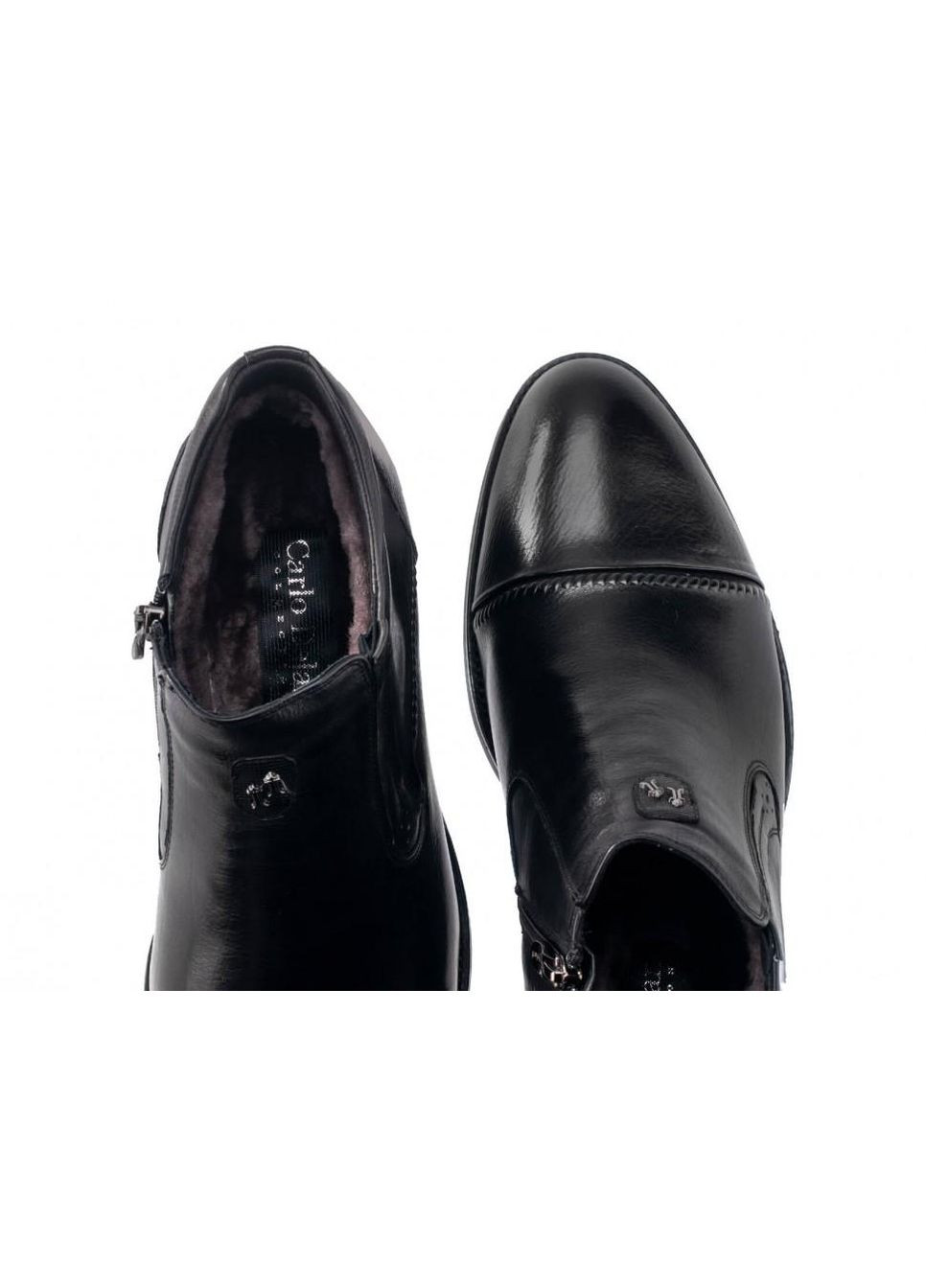 Черные зимние ботинки 7194116 цвет черный Carlo Delari