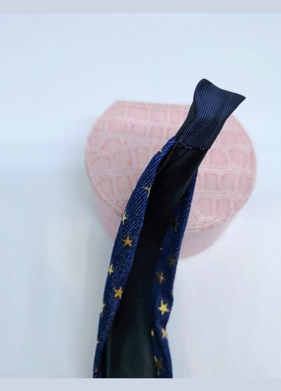 Жіночий обруч - чалма джинсовий обідок для волосся Oxa темно-синій Hand Made (330619157)