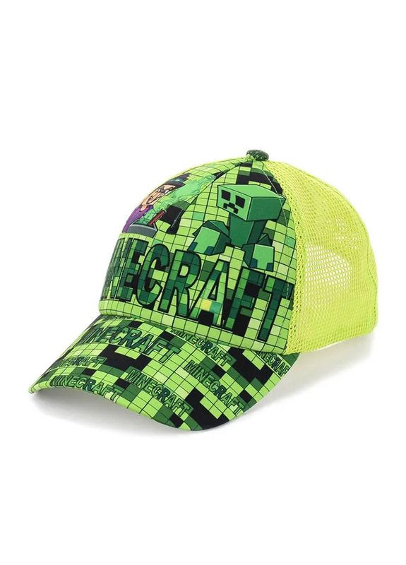 Дитяча кепка з сіткою "Minecraft", літня бейсболка, розмір 50–55 STD (340277098)