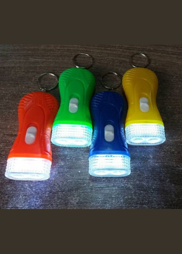 Ліхтарик-брелок 2 Led Flash Light Синій XJXN (339077690)