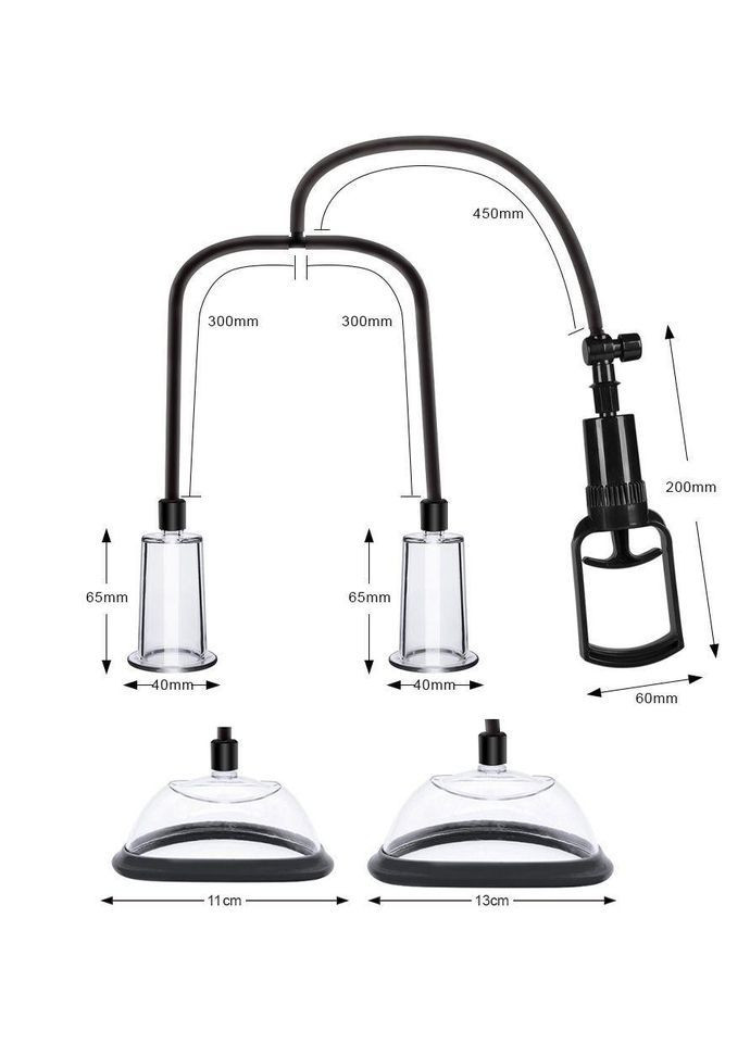 Вакуумна помпа для грудей та сосків масажер збільшувач для жінок для стимуляції Men Powerup (369653314)