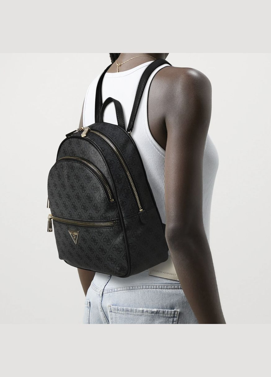 Guess Manhattan женский рюкзак кожаный Черный. (G0353) No Brand (335833656)