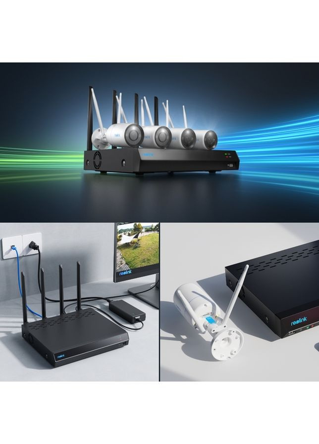 Комплект видеонаблюдения NVS12-8MB4W Reolink (324835108)