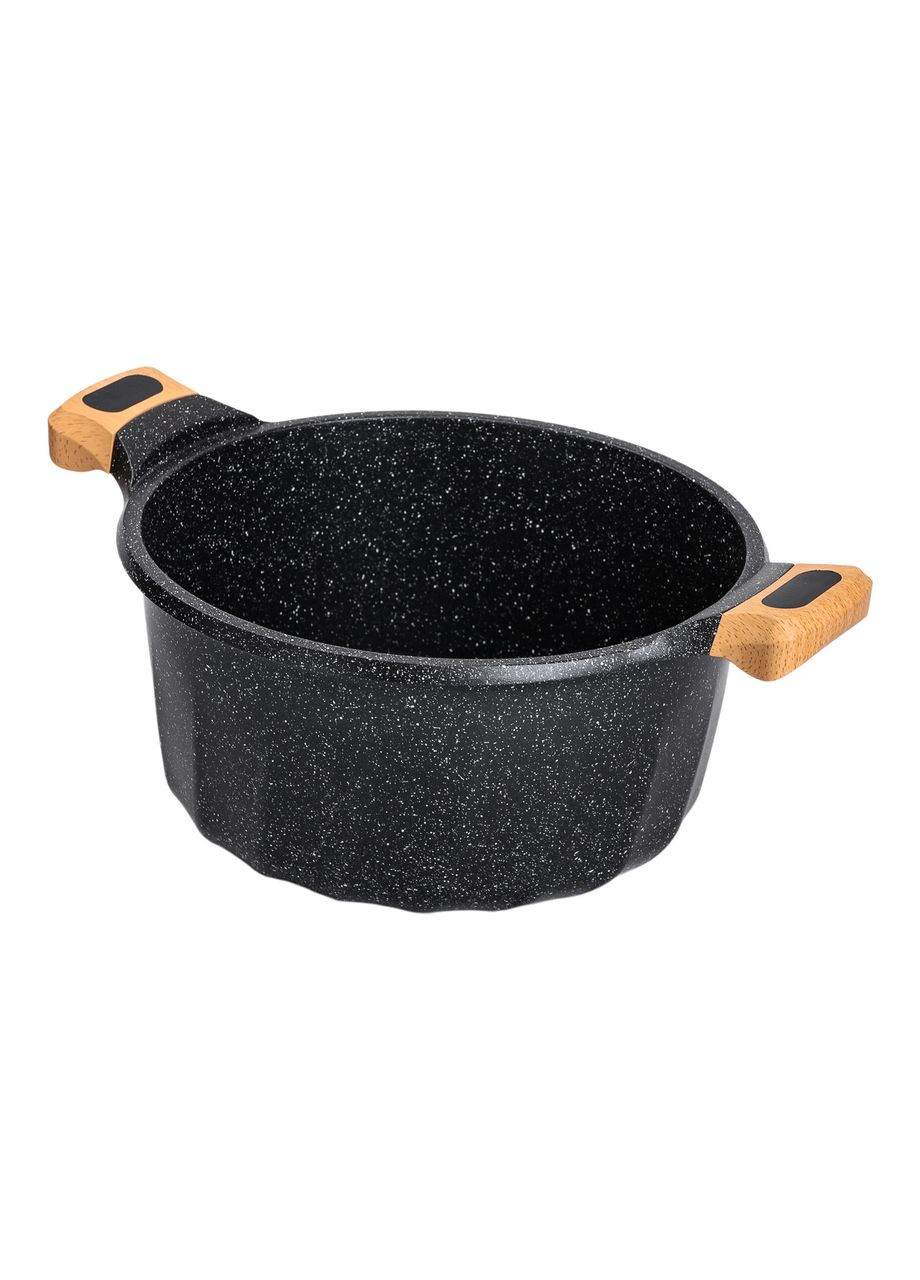 Большая алюминиевая кастрюля объемом 11 литров с крышкой Ø32 см с антипригарным покрытием MGC Jooki (358706162)