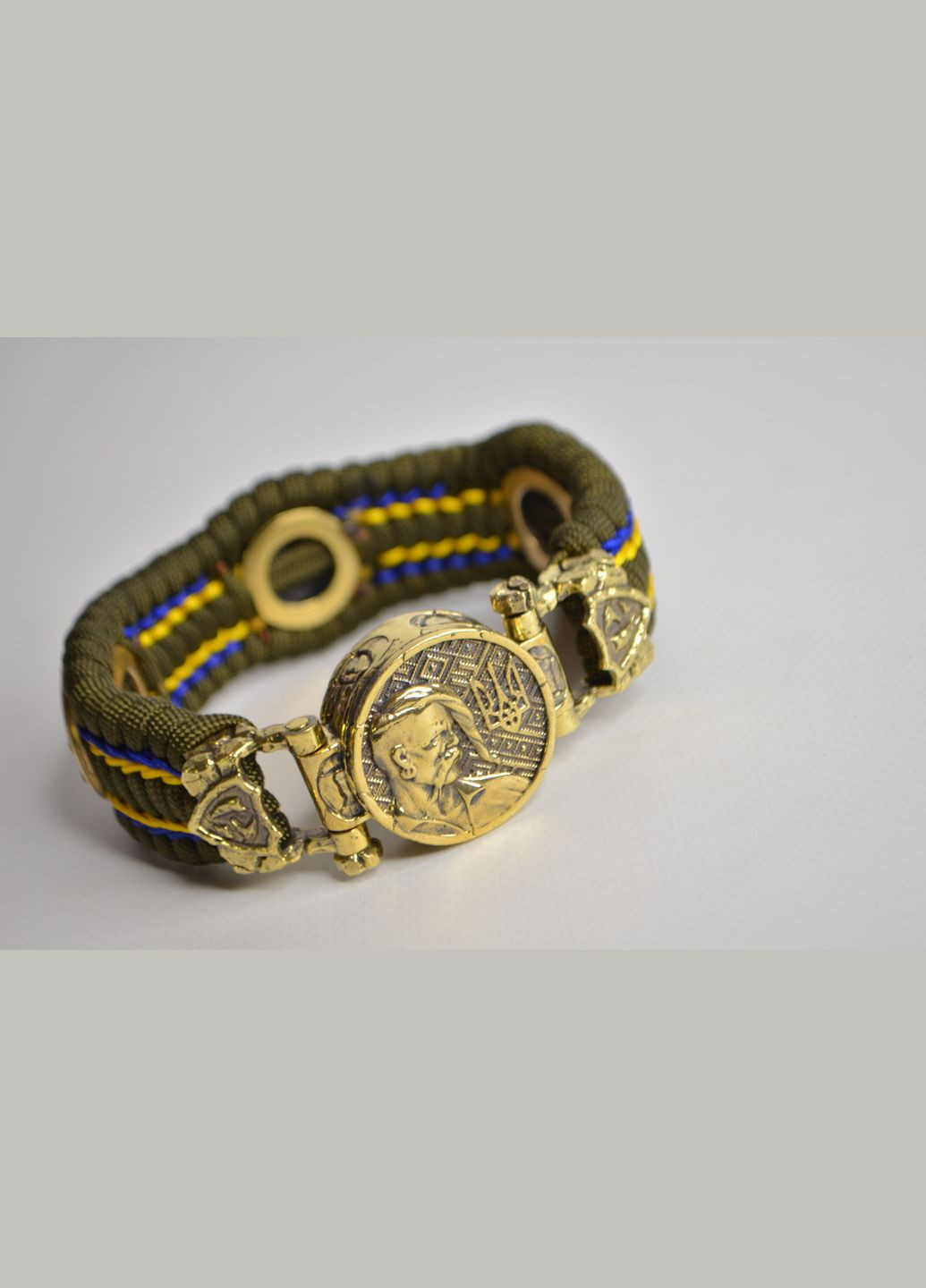 Браслет с флагом, казаком, символом ДШВ и символом минометчиков из латуни ручного литья + брелок в подарок No Brand (350354555)