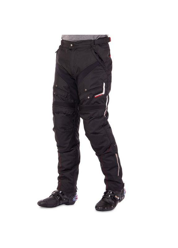 Мотоштаны P070 Черно-красный, (60439065) SCOYCO (323611362)