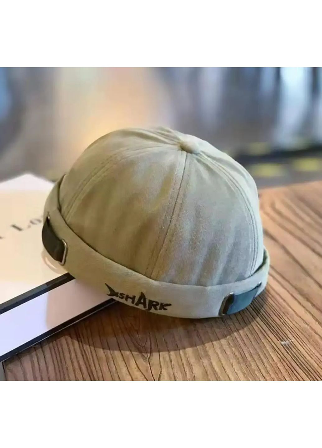 Кепка бейсболка молодежная докер без козырька цвет черный No Brand (367165434)