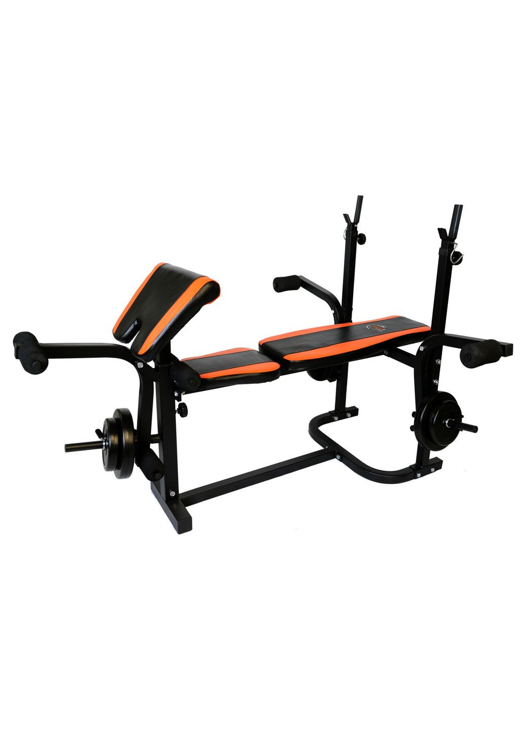 Скамья Для Жима универсальная 0020 с Тягой и партой Скотта + Набор штанга и гантели на 128 кг WCG (342120617)