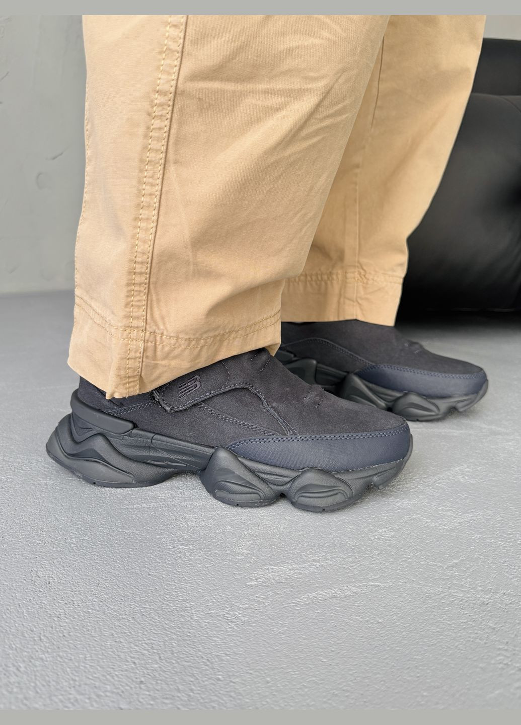 Темно-сірі Осінні кросівки чоловічі і жіночі new balance 8040 grey blue | нью баланс 8040 сірі No Brand